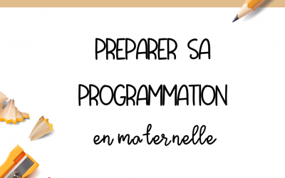 Préparer sa programmation en maternelle